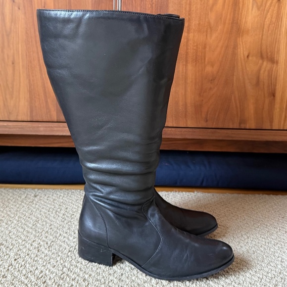 Extra Wide Calf Duo Boots - 19.5" Shaft - Size 39 - Black - Picture 3 of 10